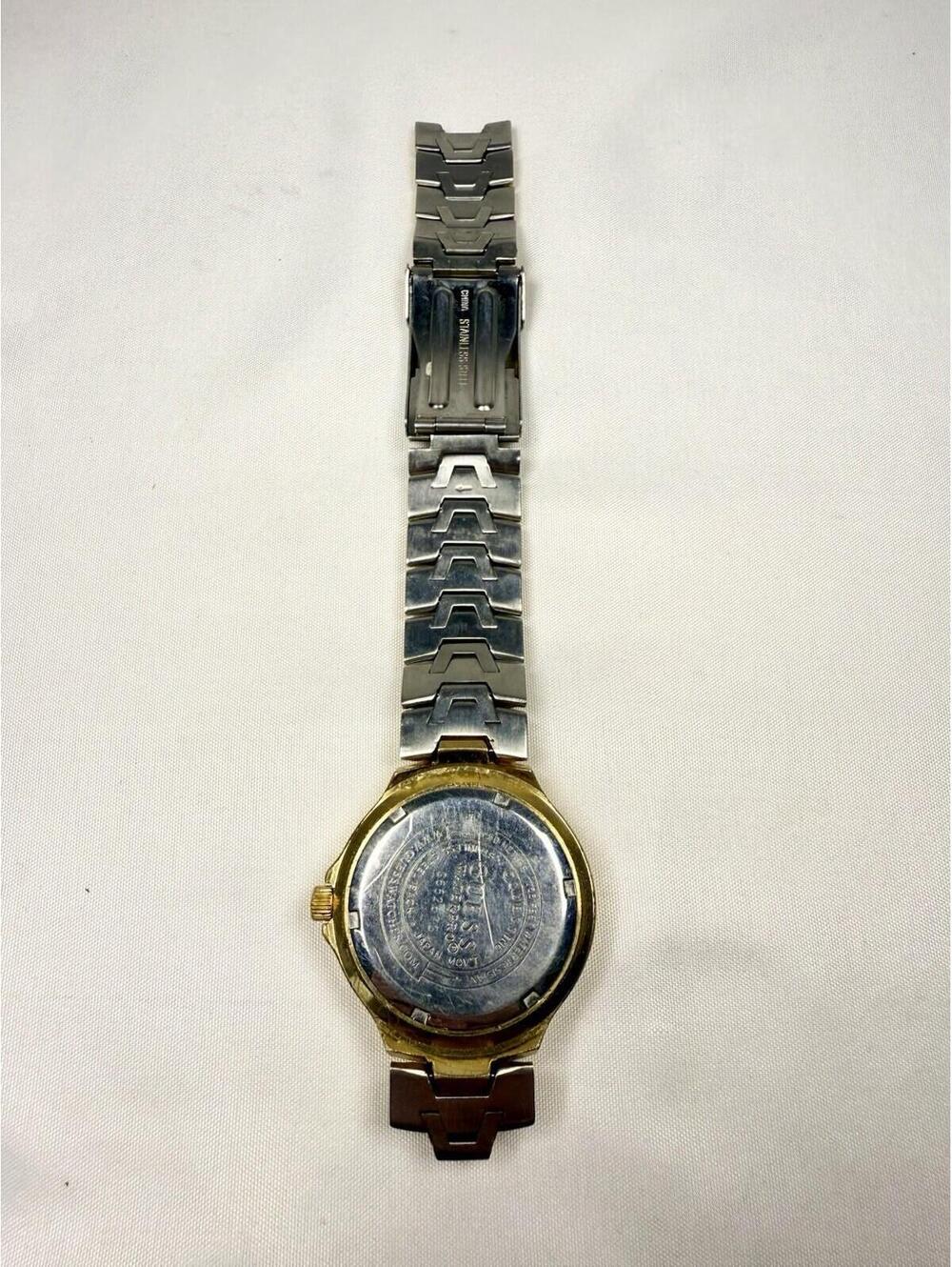 Guess Waterpro Mens Watch Stainless Steel G85305G Water Resistant Blue Face - Picture 3 of 4